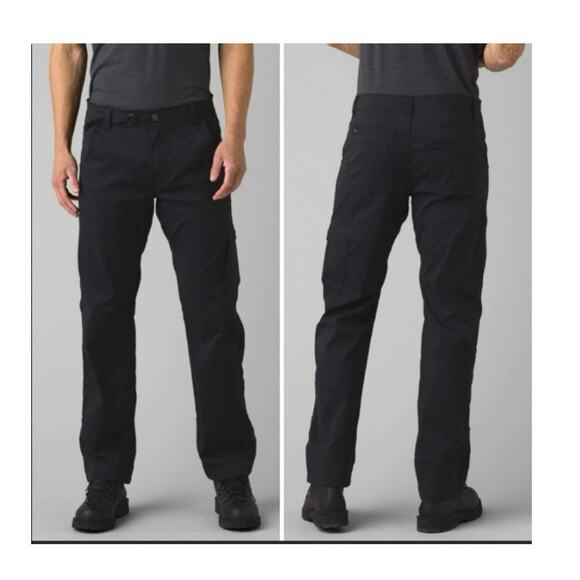 Prana Men’s Stretch Zion Black Pants size 30 x 32 - Picture 1 of 8
